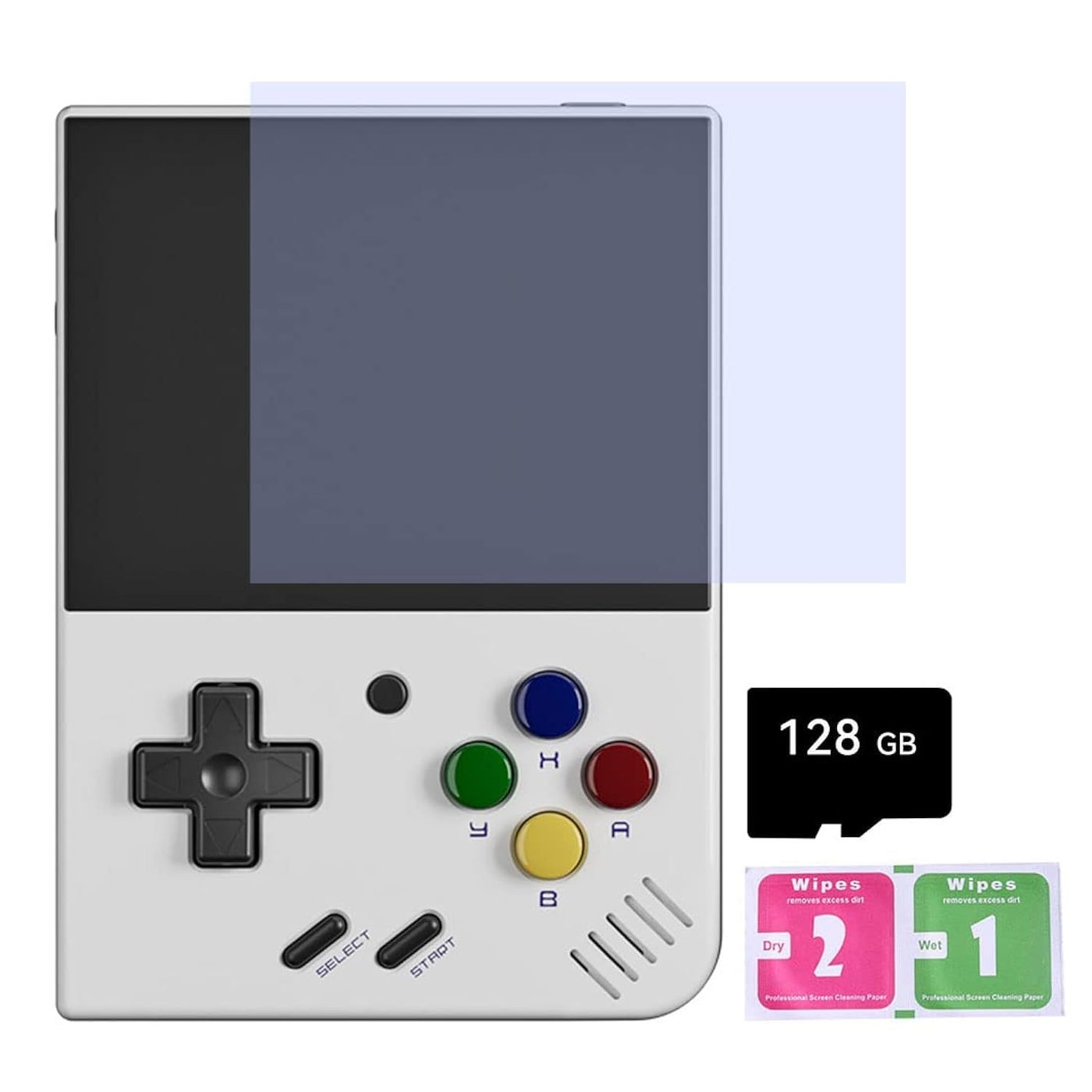 Compare ZYZYZK Miyoo Mini Plus Handheld Game Console, 3.5Inch Retro Emulator Console BuiltIn 11000 Games, Support WiFi Battle, OpenSource Emulators, CortexA7 Processor128G White at KSA Price
