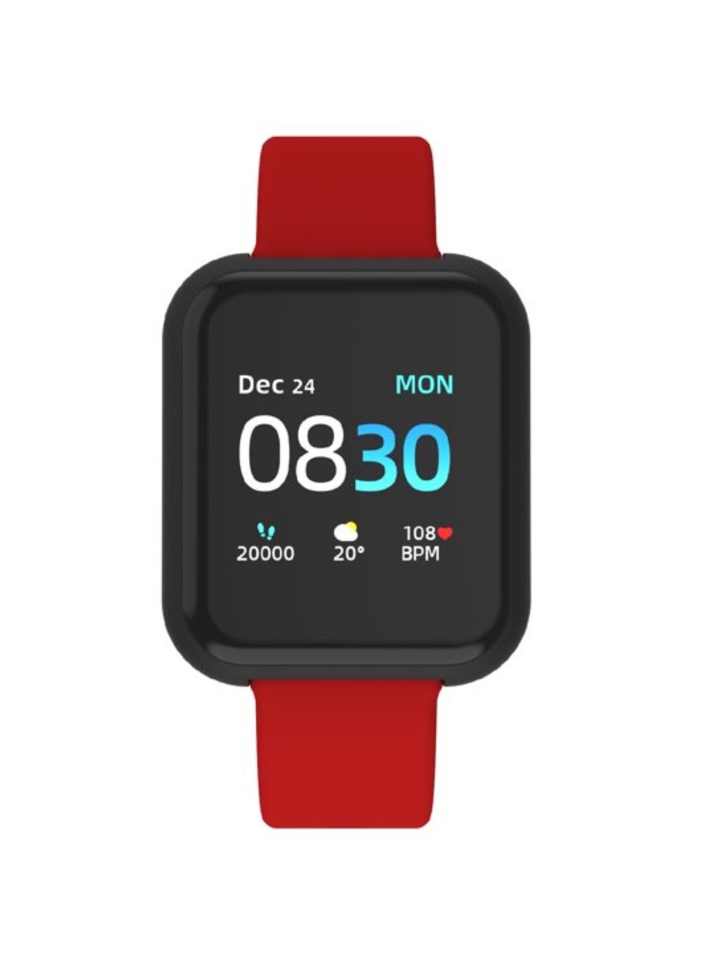 iTouch Unisex Interactive Activity Tracker Watch Black/Red…