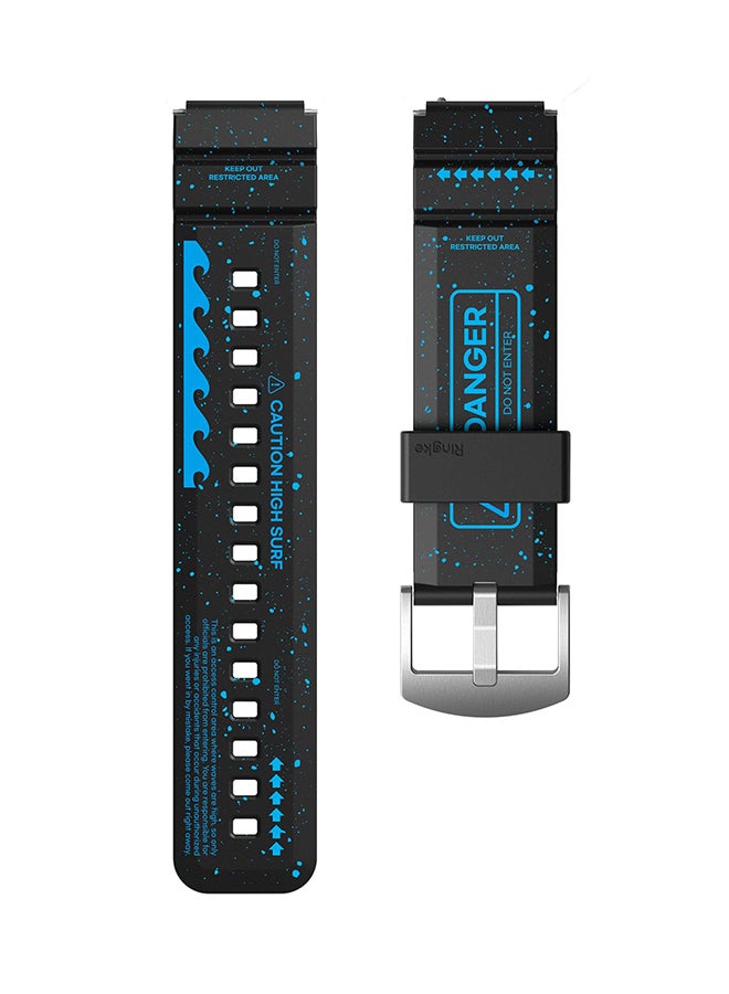 Rubber One Bold Watch Band For Samsung Galaxy…