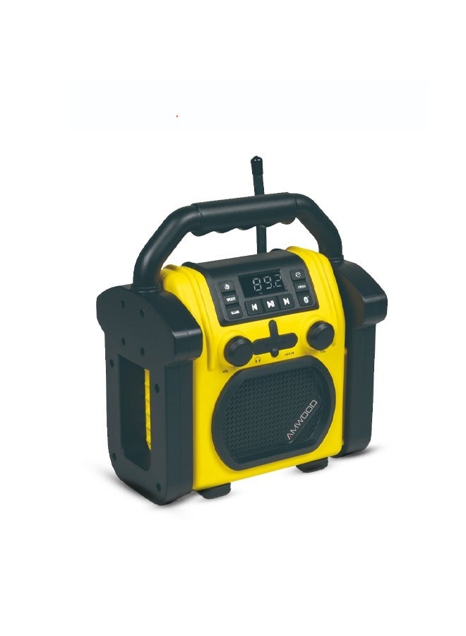Compare Beatbox Jobsite Radio and Speaker, 30W Bluetooth 5.1, Digital Display, 2000mAh Battery, Yellow at KSA Price
