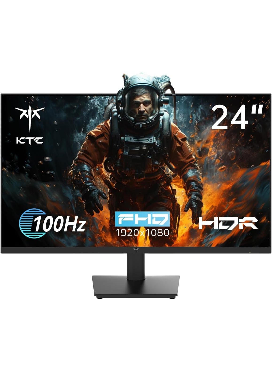 Compare KTC 24 Inch 1080P Gaming Monitor  100Hz FreeSync With HDR10, VESA Mountable, Adjustable Tilt, ZeroFrame Design, HDMI, VGA, Earphone Ports for PC, Office Work at KSA Price