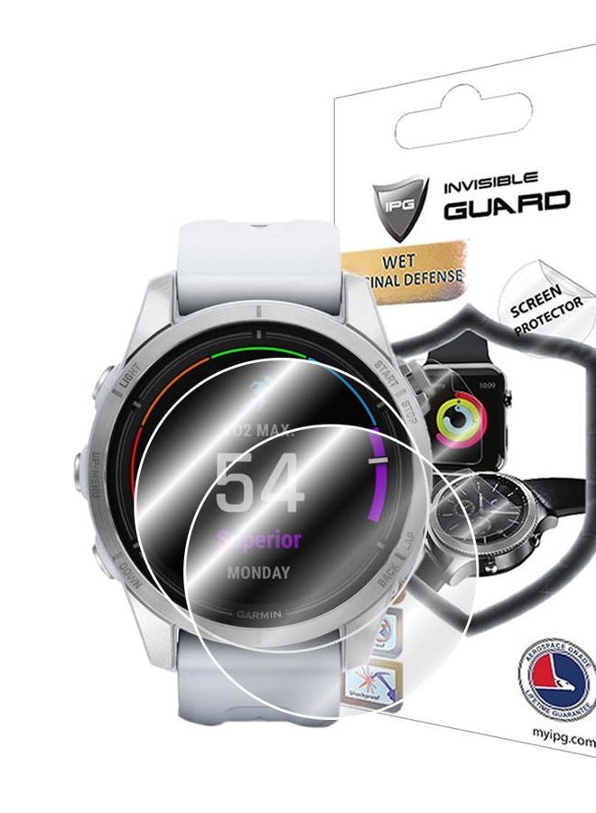 Compare for Garmin epix™ Pro Gen 2 Standard  Sapphire SmartWatch Hydrogel Screen Protector 2 Units Invisible HD Clear Film Anti Scratch GuardSmoothSelfHealingBubble for Pro 42 mm at KSA Price