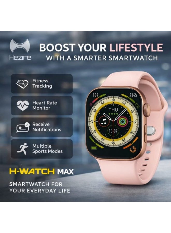 Compare Hezire HWatch Max Smartwatch Fitness Tracker with Heart Rate Monitor at KSA Price
