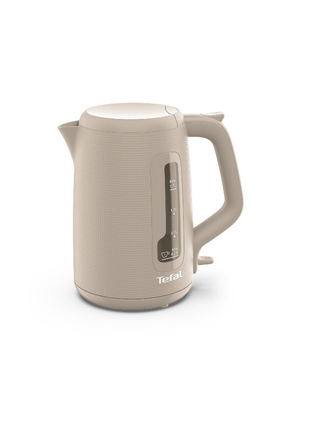 Compare TEFAL Morning Kettle | OneCup Indicator | OneHanded Opening | Easy to Clean | Removable AntiScale Filter | 360° Rotational Base |  AutoOff | 1.7 L 2400 W KO2M0B27, KO2M0B27 SERIE KE19 Dove Grey at KSA Price