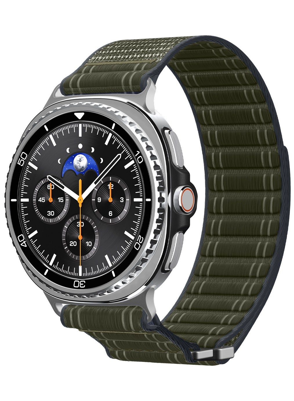Compare WBF0 Band for Galaxy Watch 8 series Compatible with Samsung Galaxy Watch 8 Classic 46mm, Galaxy Watch8 4440mm 2025 Lightweight Fabric Strap  Green at KSA Price