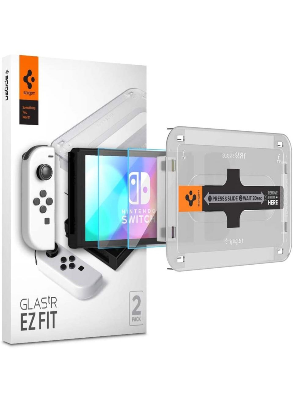 GLAStR EZ FIT [2 Pack] for Nintendo Switch…