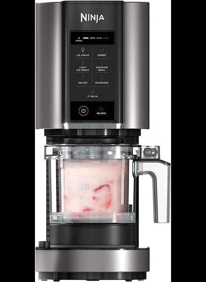 Compare Ninja CREAMi Ice Cream & Frozen Dessert Maker NC300ANZ 7 Programs, BlackSilver 800 W NC300UKCONC300EUNC300ANZ Black at KSA Price