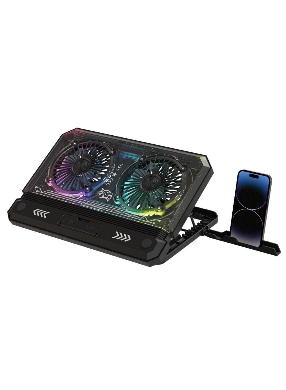 Crystal Shell Laptop Cooling Pad for 10-17