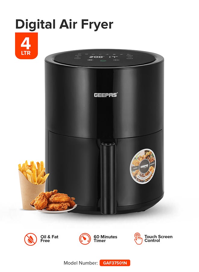 4 L Digital Air Fryer, Oil Free Cooking,…
