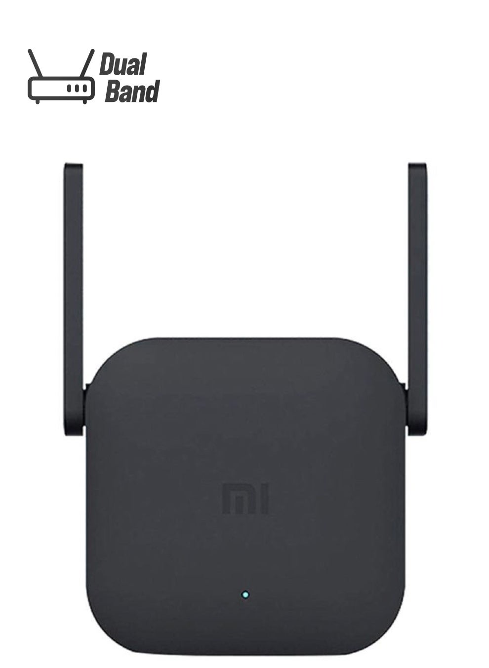 Compare Mi WiFi Range Extender Pro Wifi Repeater, Network Expander 2 External Antenna Up to 300Mbps  Up to 16 devices Connectivity  Plug & Play Black at KSA Price