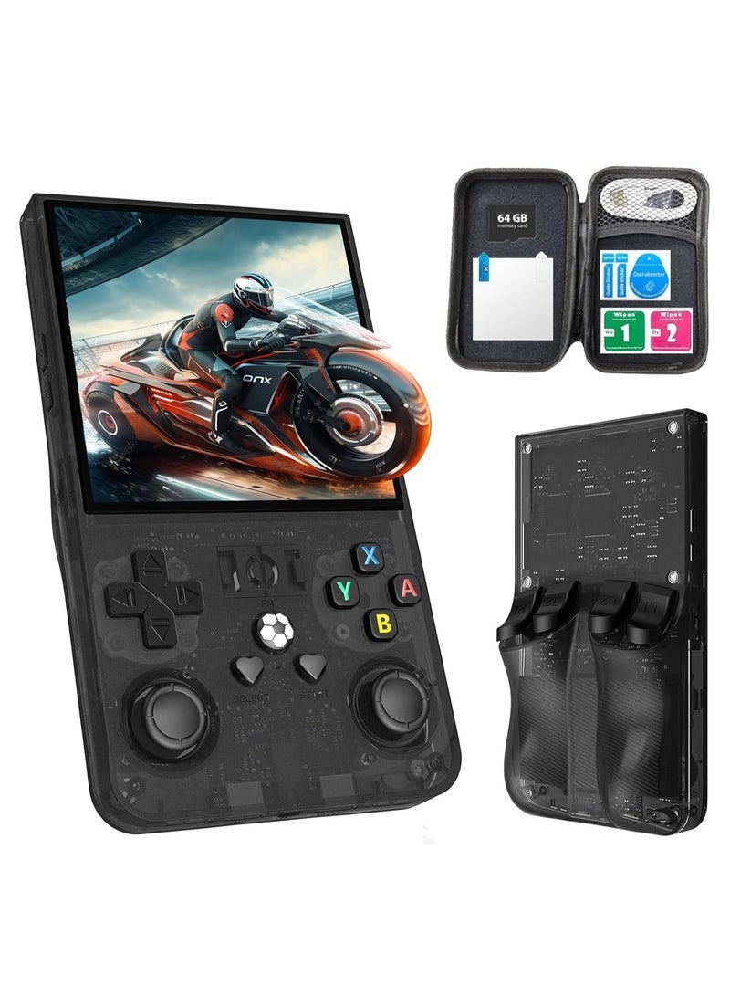 Compare R36MAX Upgraded Retro Gaming Console – 4.0 IPS Screen, RK3326 Chip, Linux System, 18000+ Builtin Games, 4000mAh Battery, Portable Handheld Game Console Elegant Black at KSA Price