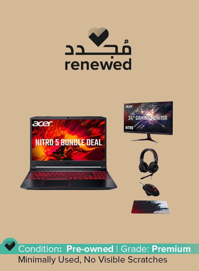 Compare Renewed  Nitro 5 AN515 Gaming Notebook With 15.6Inch Display, Core i710750H Processor16GB RAM1TB SSD4GB NVIDIA GeForce GTX 1650 Ti Graphics Black at KSA Price