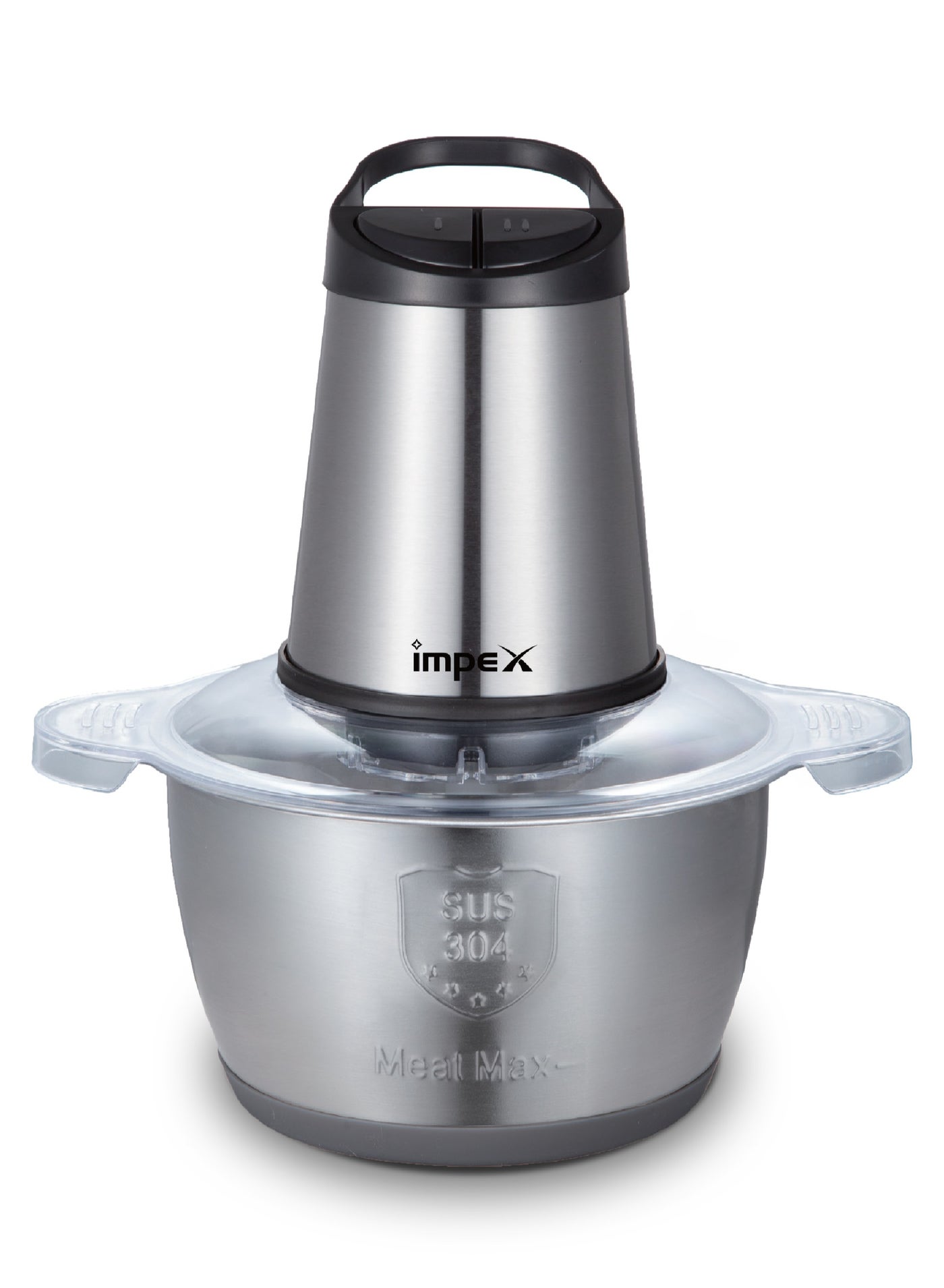 Electric Food Chopper Stainless Steel Bowl With 2…