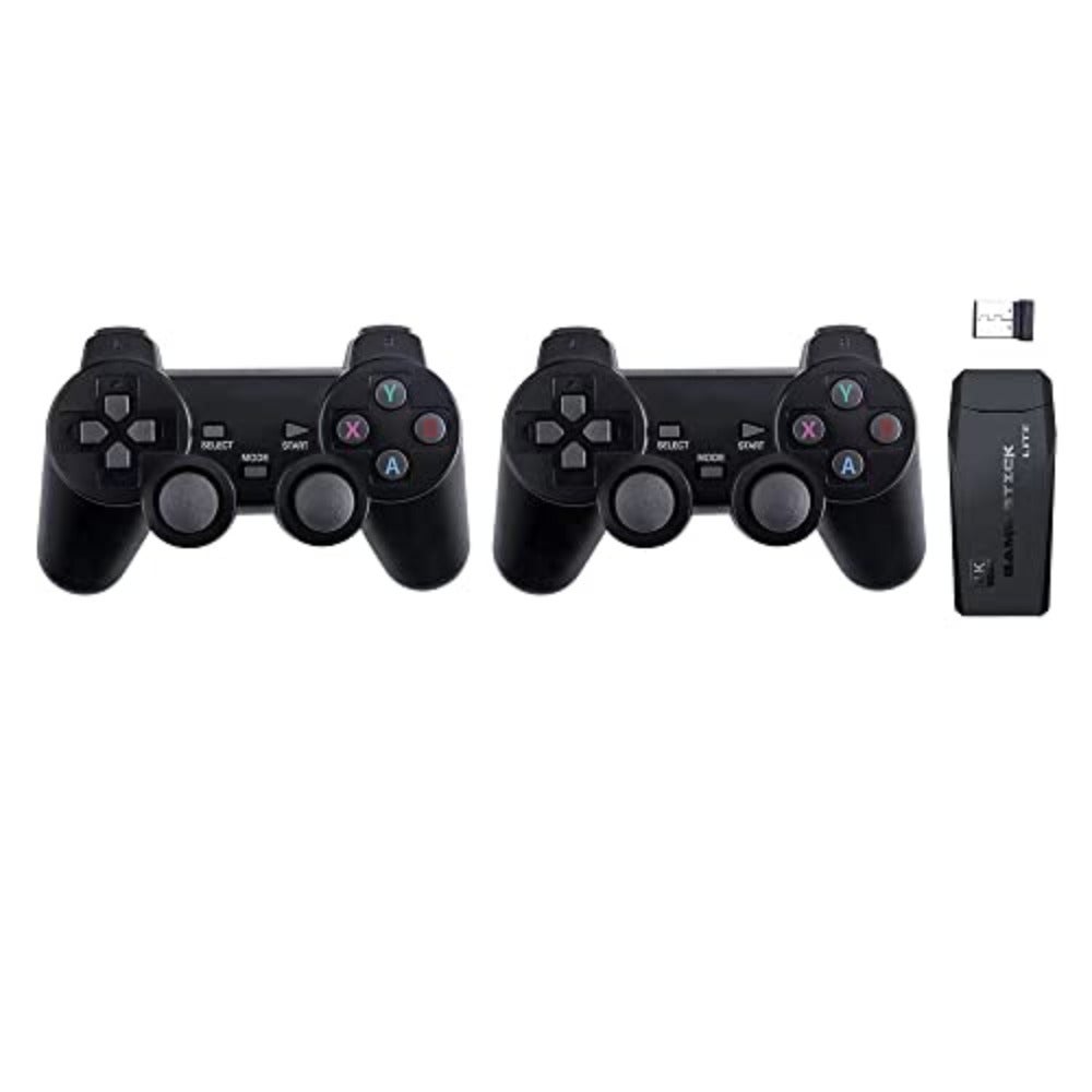 Compare M8 Wireless Game Console 2.4G HD Home TV Mini Retro Game Console For Living Room Bedroom 64GB Builtin Storage Wireless Gamepad Controller New Package at KSA Price