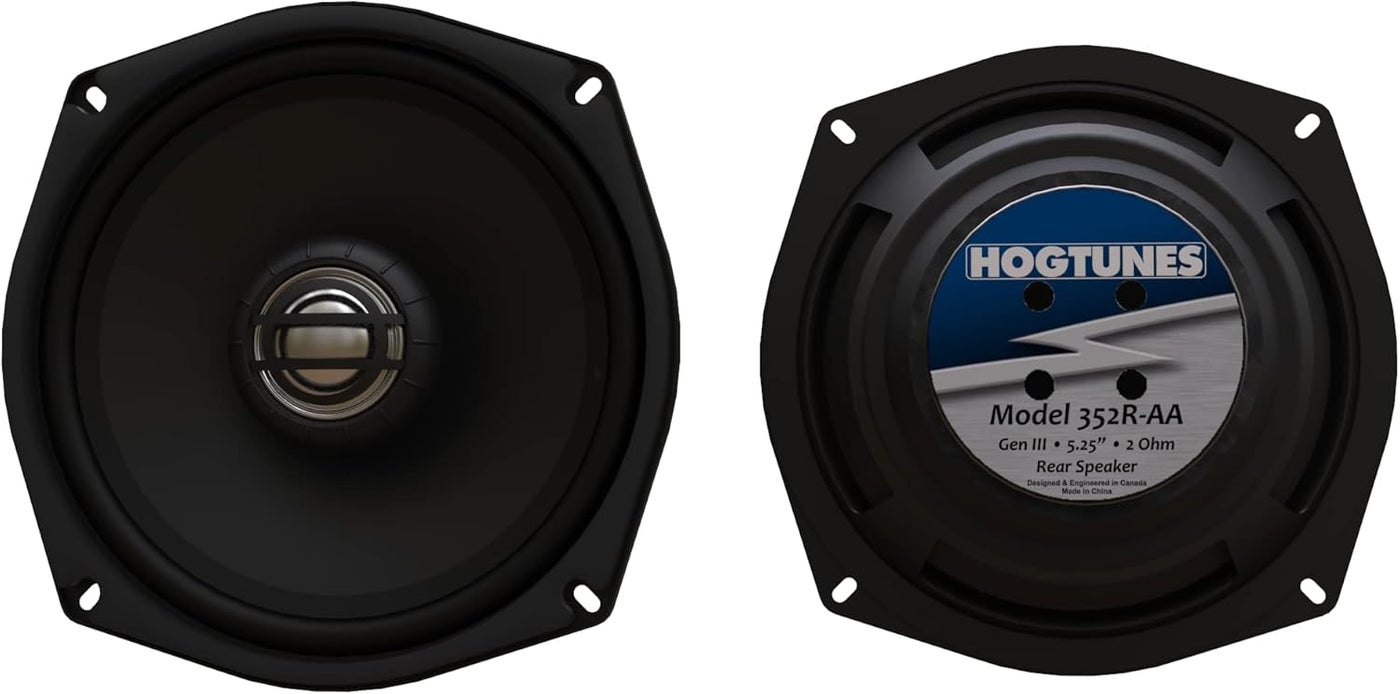 Compare Hogtunes 352RAA 5.25 Rear Speakers 2 Pack for 19982013 HarleyDavidson Motorcycles at KSA Price