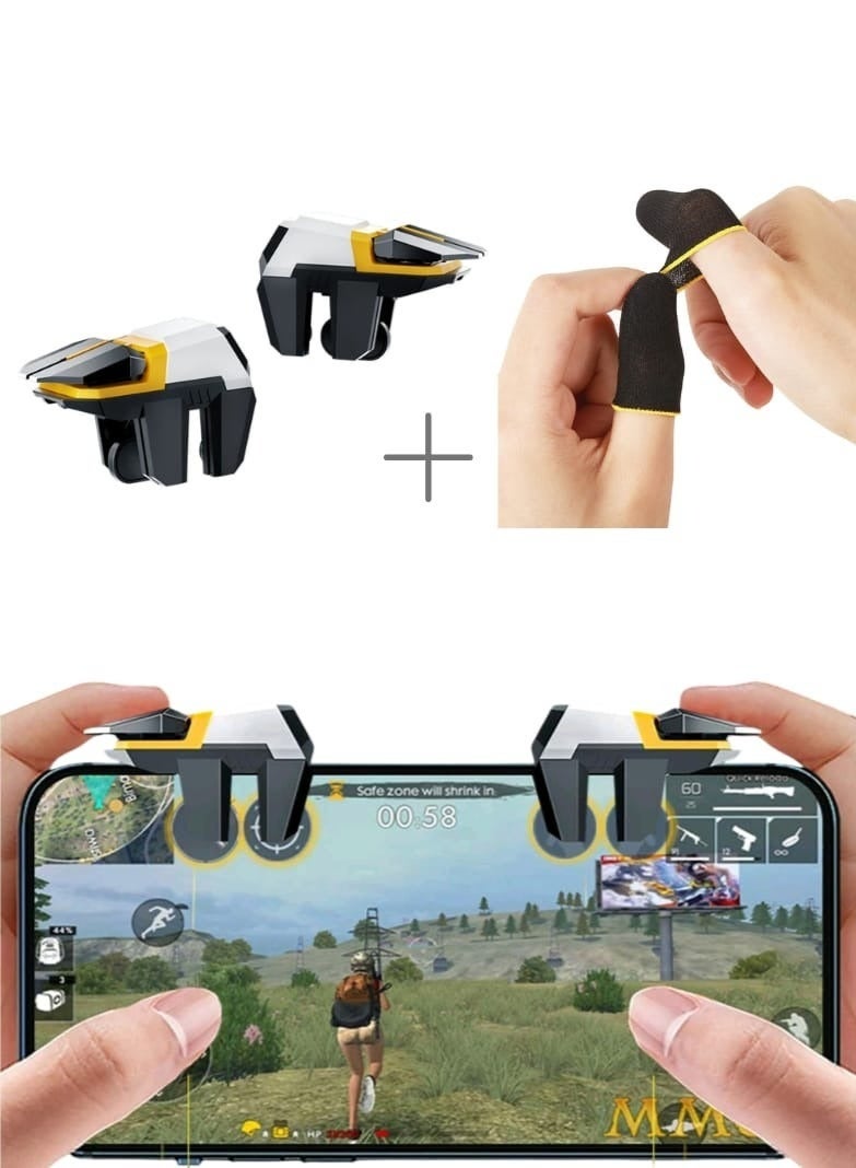 PUBG Triggers L1R1 L2R2 Mobile Gaming Trigger Aim…