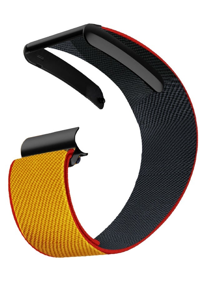 Compare Nylon Sport Band for Whoop 4.0 Breathable Adjustable Wristband Water Resistant Replacement Strap Mustard Yellow at KSA Price