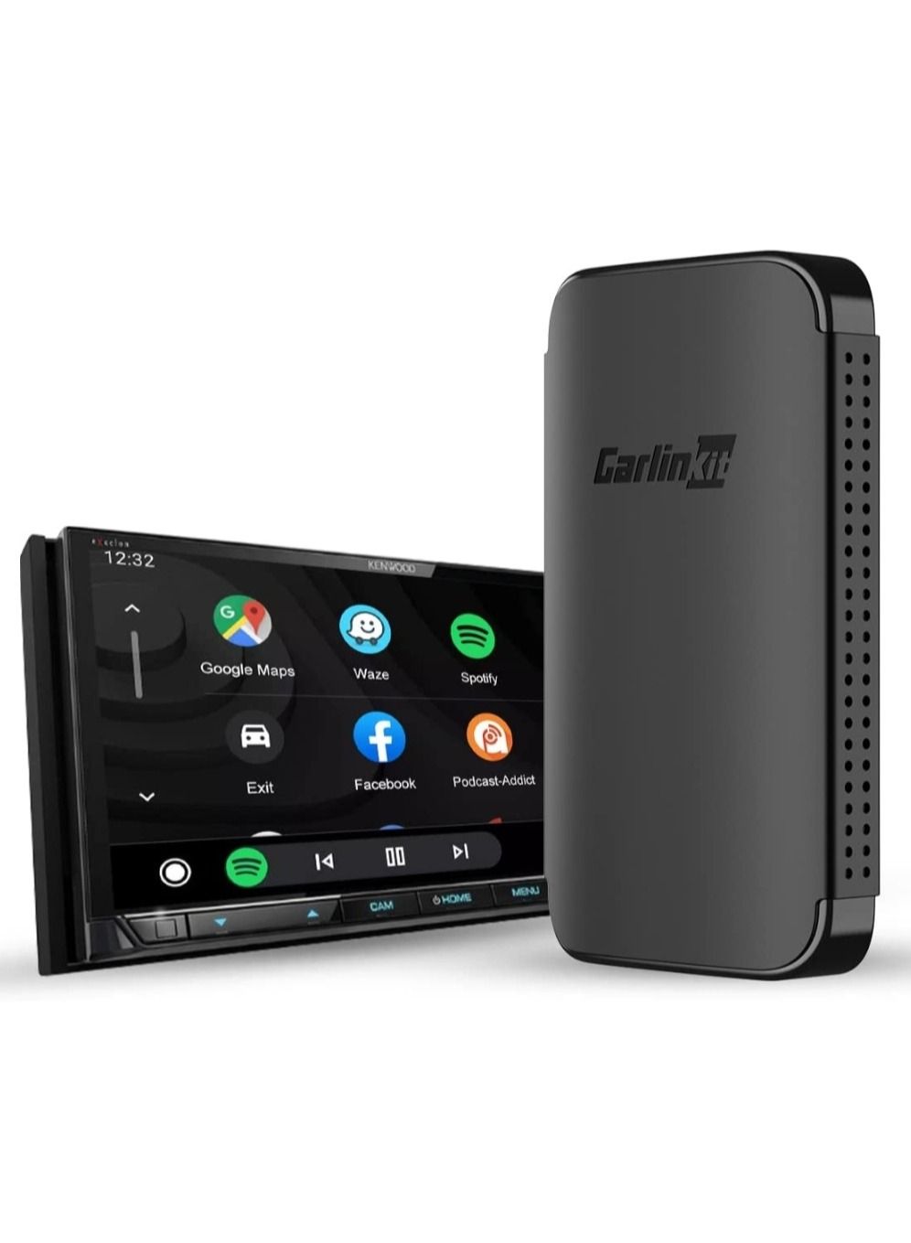 Compare Carlinkit A2A Wireless Android Auto Adapter Excellent Stability Seamless Connection Easy Install Support Steering Wheel Controls Compatible With Factory Wired Android Auto Cars at KSA Price