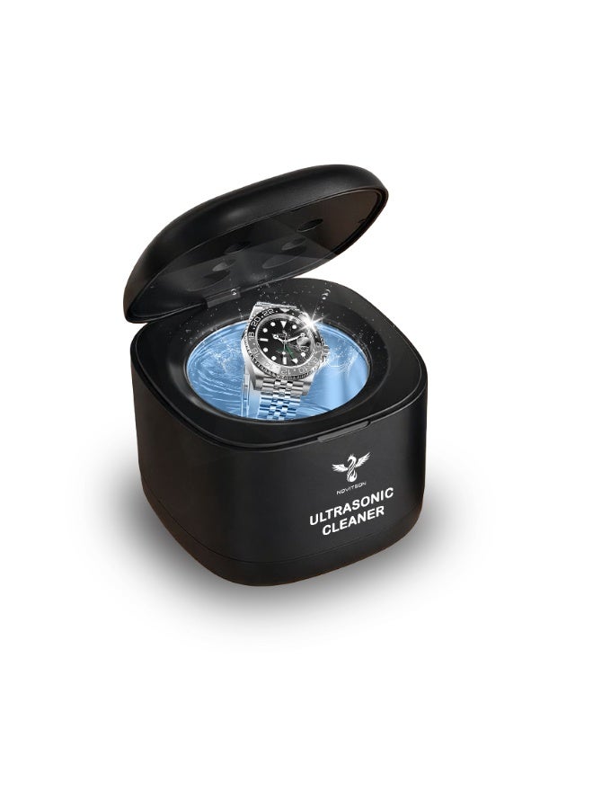 Compare Novitson Premium Ultrasonic Ornaments Cleaner 200ML for Delicate Cleaning Jewellery, Eyewears, Watches and other Ornaments – Black NJC4020B | Ultrasonic Jewelry Cleaner Machine at KSA Price