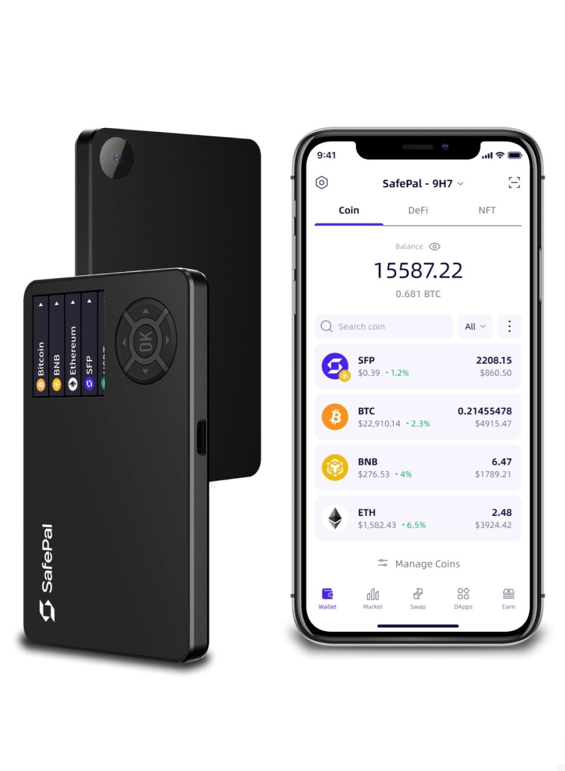 Compare SafePal S1 Cryptocurrency Hardware Wallet + CryptoKIT Premium Bundle 6Months | Official UAE Reseller, 100% AirGapped Cold Storage, EAL6+ Secure Element, 1.3 Color Screen, AntiTamper, for iOSAndroidWindows at KSA Price