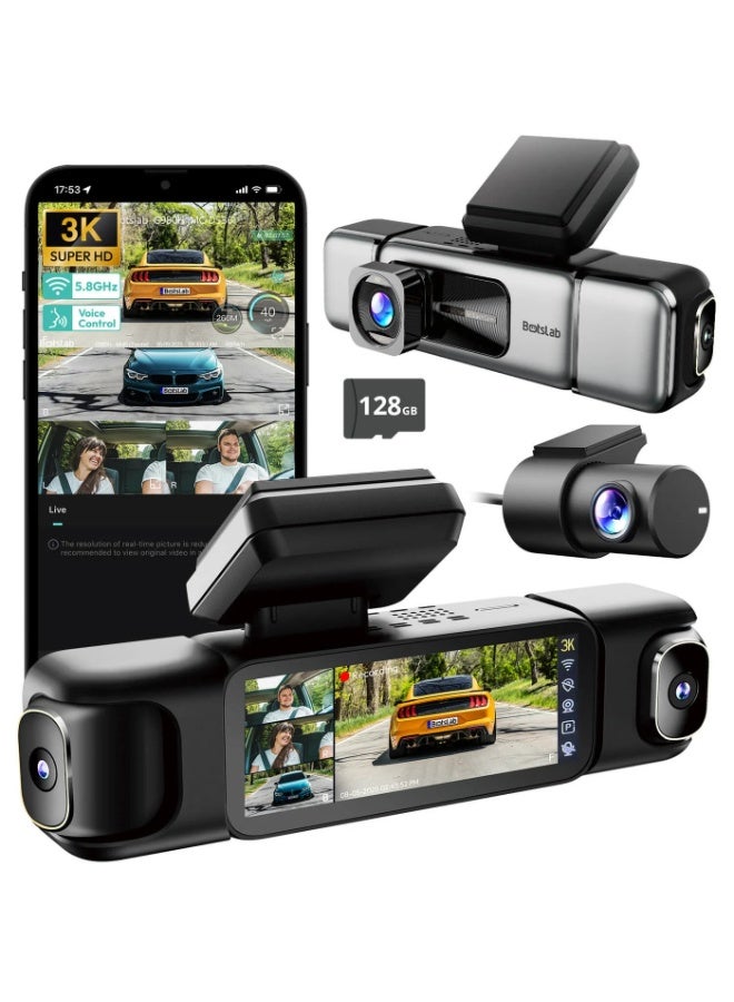Compare BOTSLAB G980H 3K 4Channel Dash Cam, 560° AllAround View, FrontRearLeftRight Cameras, 3.18 Touch Screen, 247 Parking Mode, GPS, 5.8GHz WiFi, Voice Control, 128GB Card Included at KSA Price