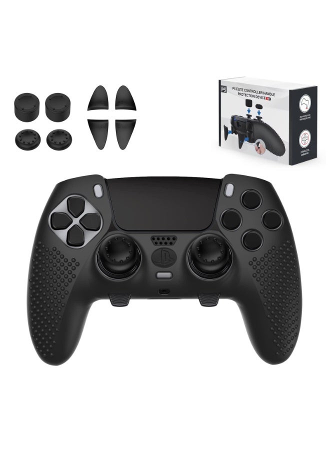BLACK PS5 Edge Controller Cover Protective Case…