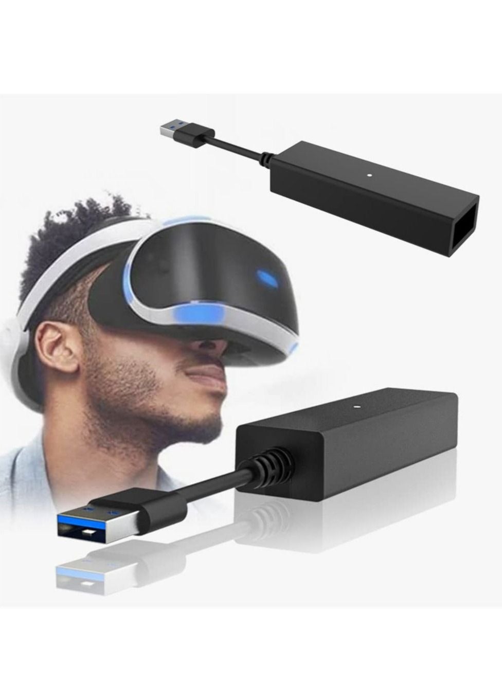 Compare PSVR Camera Adapter for PS5 Console, VR Adapter Cable for PS5 Controller, Male to Female USB 3.0 PS VR for Playstation 5, Game Console VR Somatosensory Accessories, PS4 PSVR Converter Cable at KSA Price