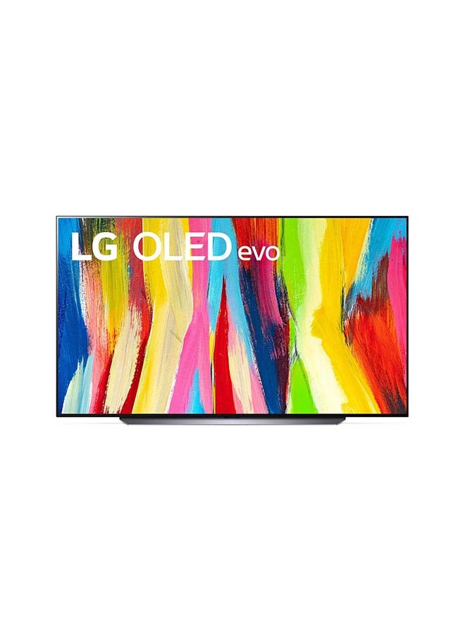 Compare OLED EVO TV 83Inch C2 series, Cinema Screen Design 4K Cinema HDR WebOS22 With ThinQ AI Pixel Dimming 2022 OLED83C26LA Black at KSA Price