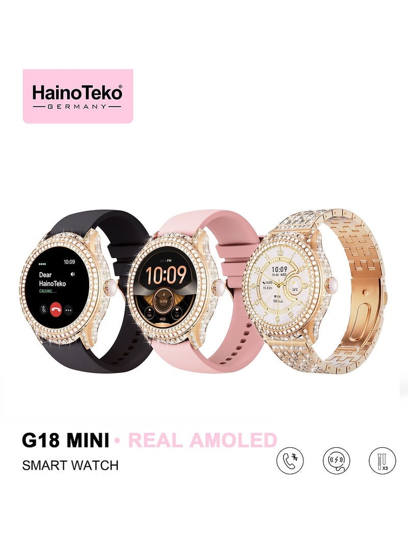 Haino Teko G18 Mini Real AMOLED Stylish Design…
