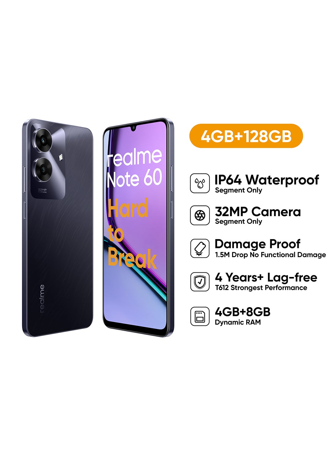 Compare Note 60 Dual SIM Marble Black 4GB RAM 128GB 4G  Middle East Version at KSA Price