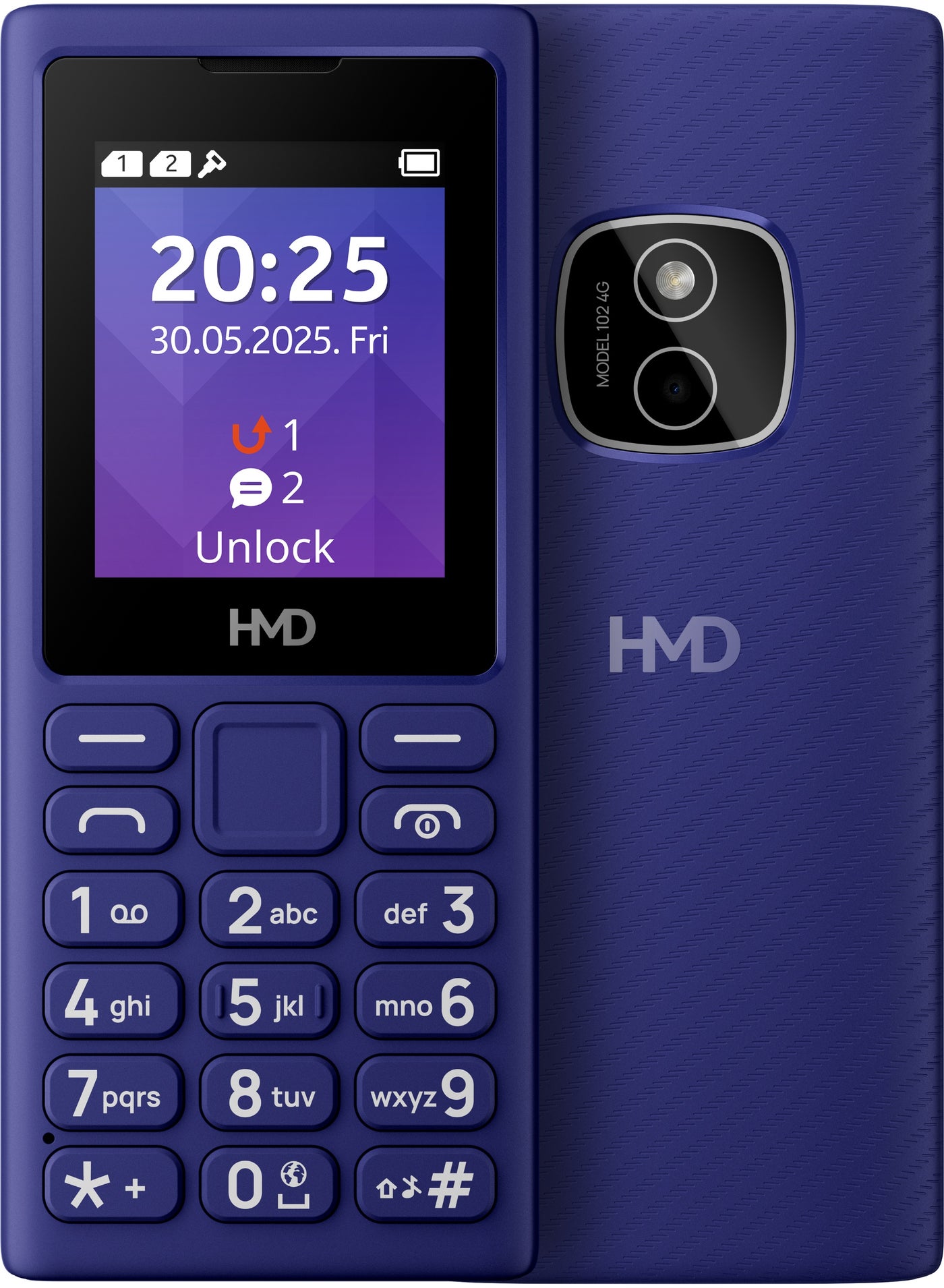 Compare 102 4G Dual SIM Feature Phone with Cloud Apps, Rear Camera, LED Flash, USB TypeC Charging, MP3 Player, FM Radio and LongLasting 1000mAh Battery  Purple at KSA Price