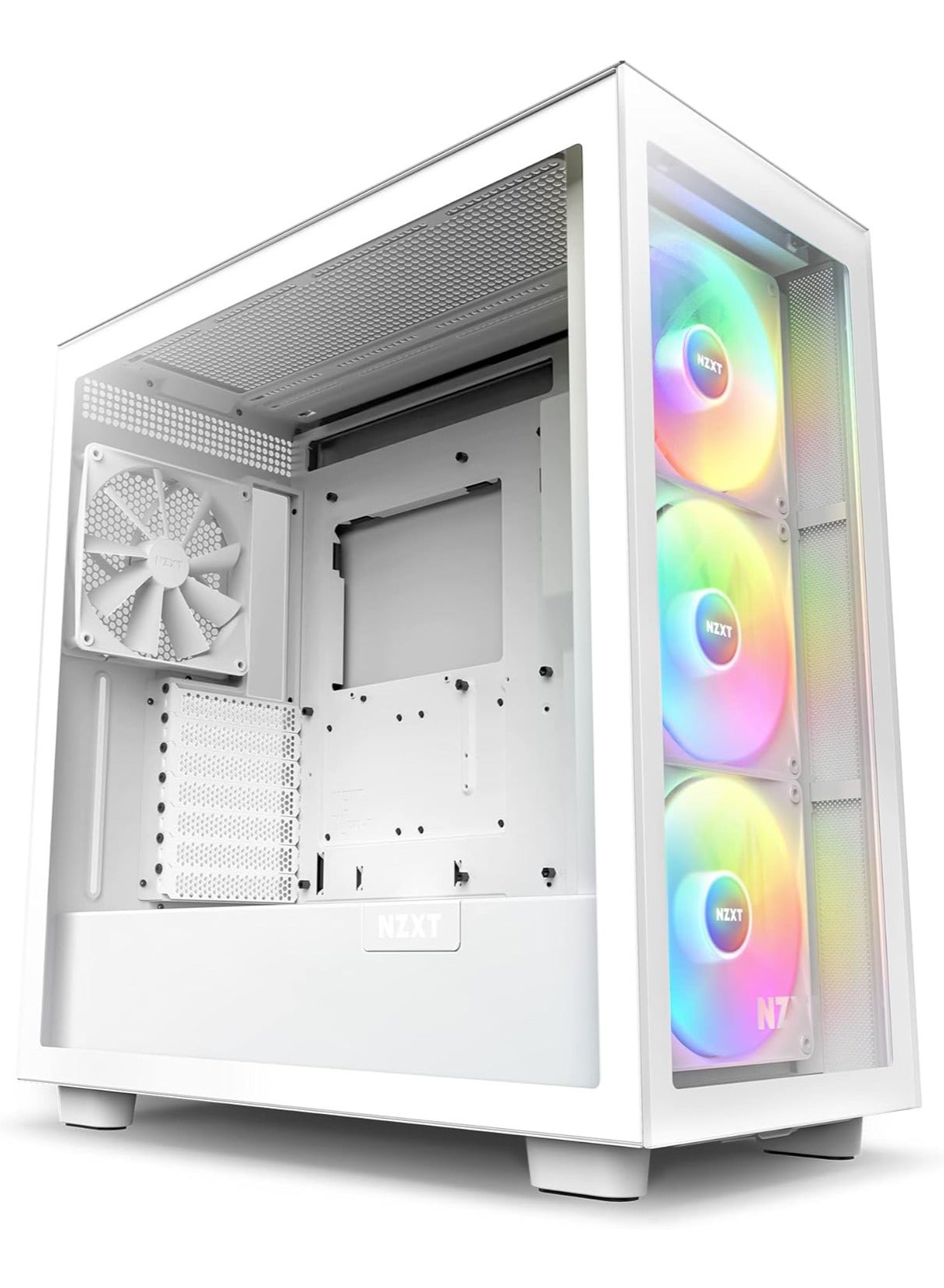 Compare NZXT H7 Elite ATX Mid Tower PC Gaming Case  Front IO USB TypeC Port  QuickRelease Tempered Glass Side Panel  White 2023 at KSA Price
