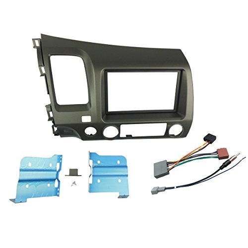 DKMUS Double Din Radio Stereo Dash Install Mount…