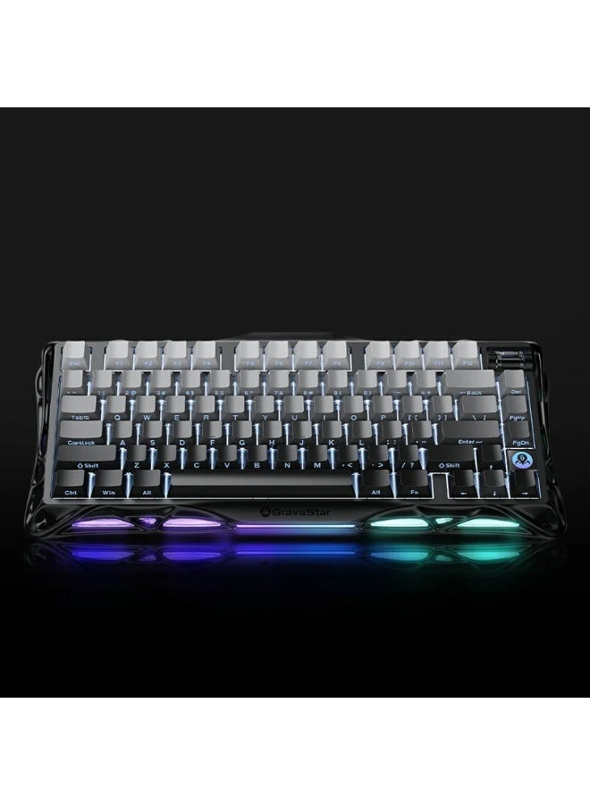 Compare Mercury K1 75% Mechanical Keyboard, Gradient Black at KSA Price