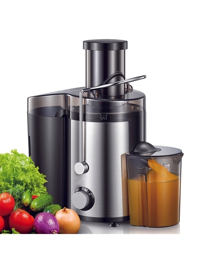 Compare New juicer, centrifugal juicer with 3inch widemouth fruit and vegetable feed chute,easy to clean, stainless steel at KSA Price