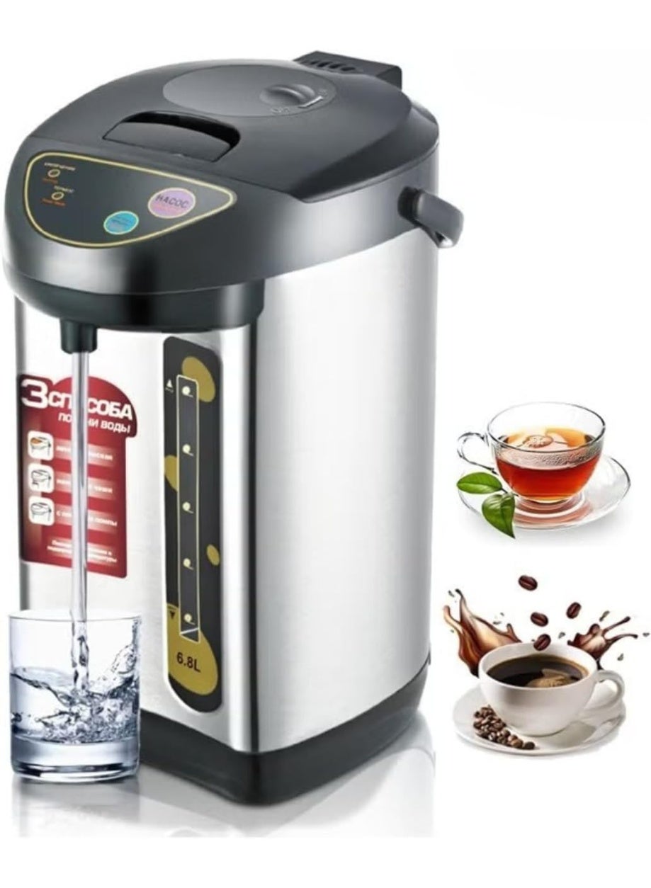 Compare 7L Electric Hot Water Boiler & Dispenser – 2000W Fast Heating Thermos Pot with LED Indicator & 3Way Dispense at KSA Price