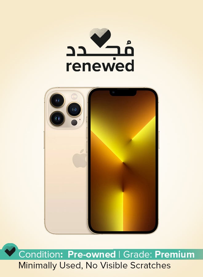 Compare Renewed  iPhone 13 Pro Max 128GB Gold 5G With Facetime  International Version at KSA Price