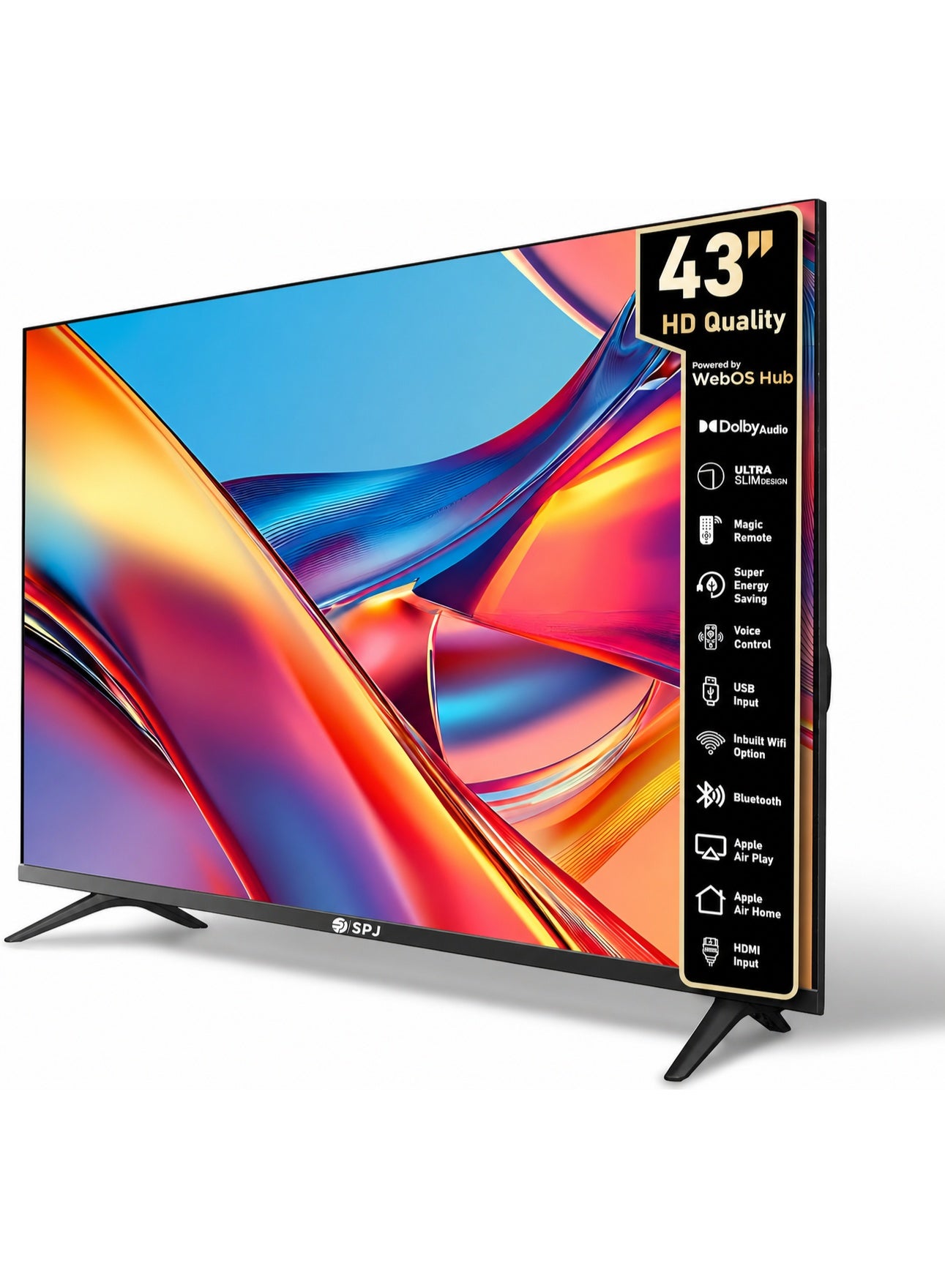 SPJ 43 Inch Full HD Smart TV with webOS…