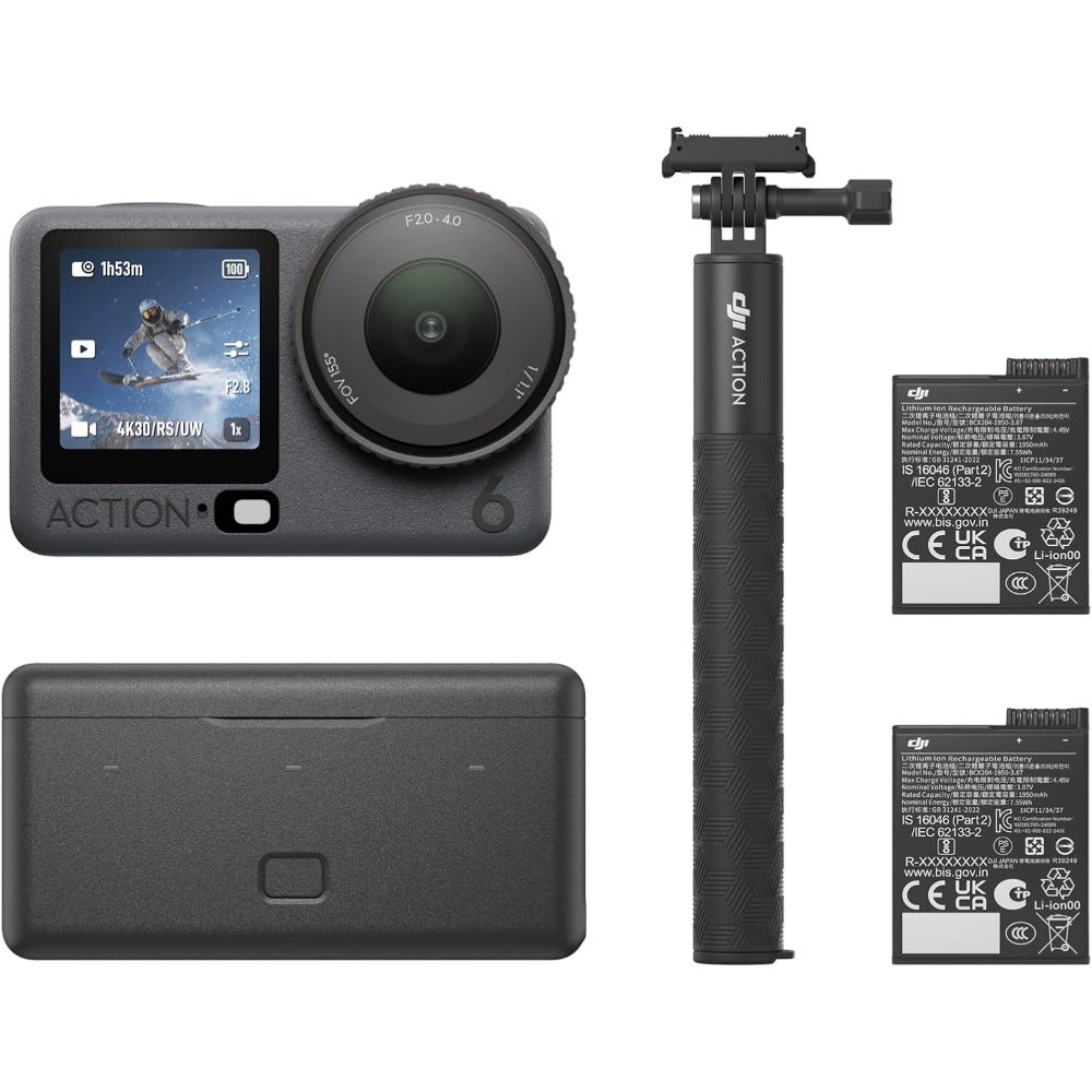 Osmo Action 6 Enhanced Combo Action Camera with…