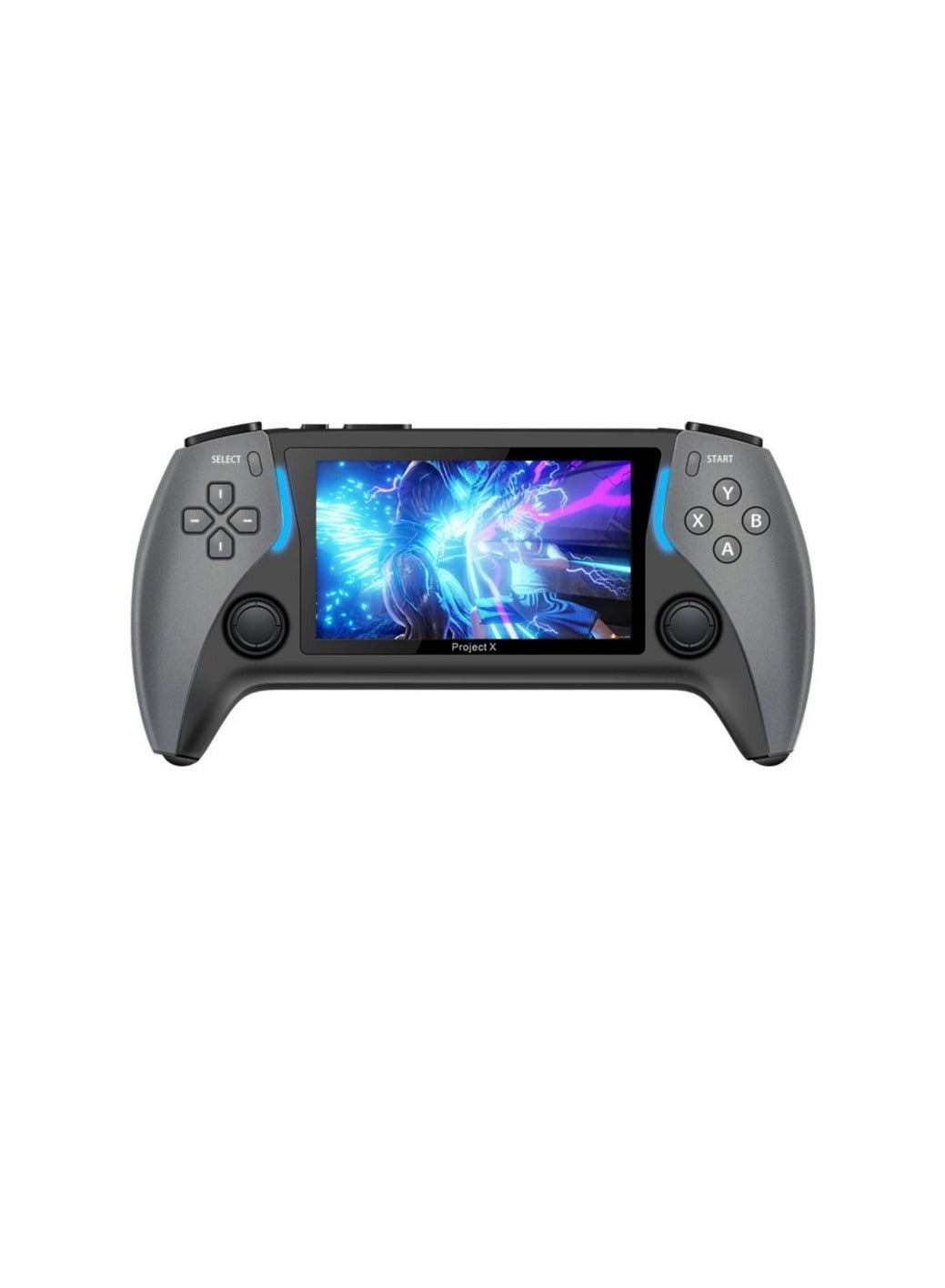Compare Project X Handheld Game Console with 4.3Inch HighDefinition IPS Screen Supports PS1 Arcade Games and HD Output with Dual Joystick Support at KSA Price