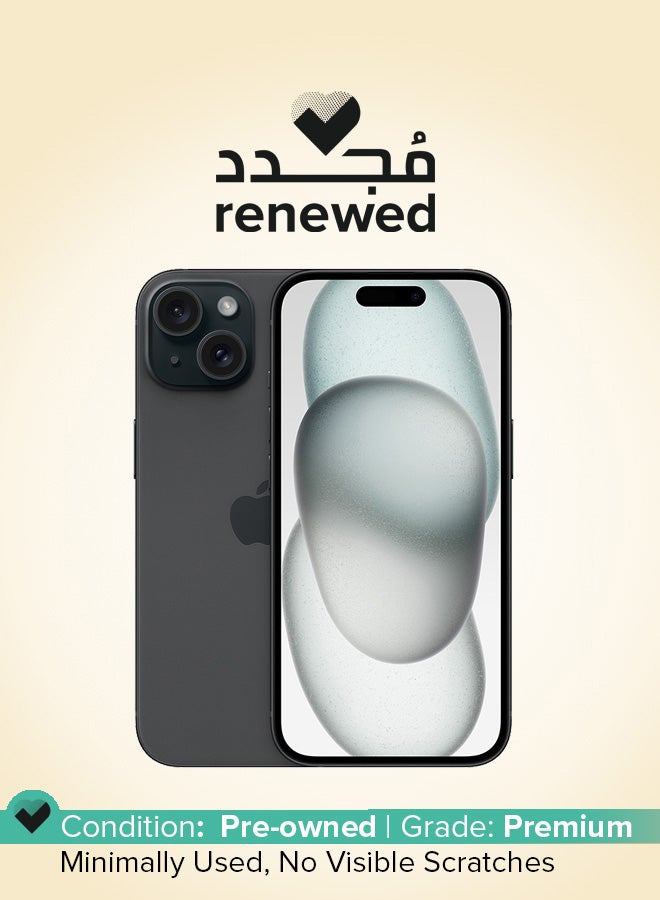 Compare Renewed  iPhone 15 Plus 128GB Black 5G With Facetime  International Version at KSA Price