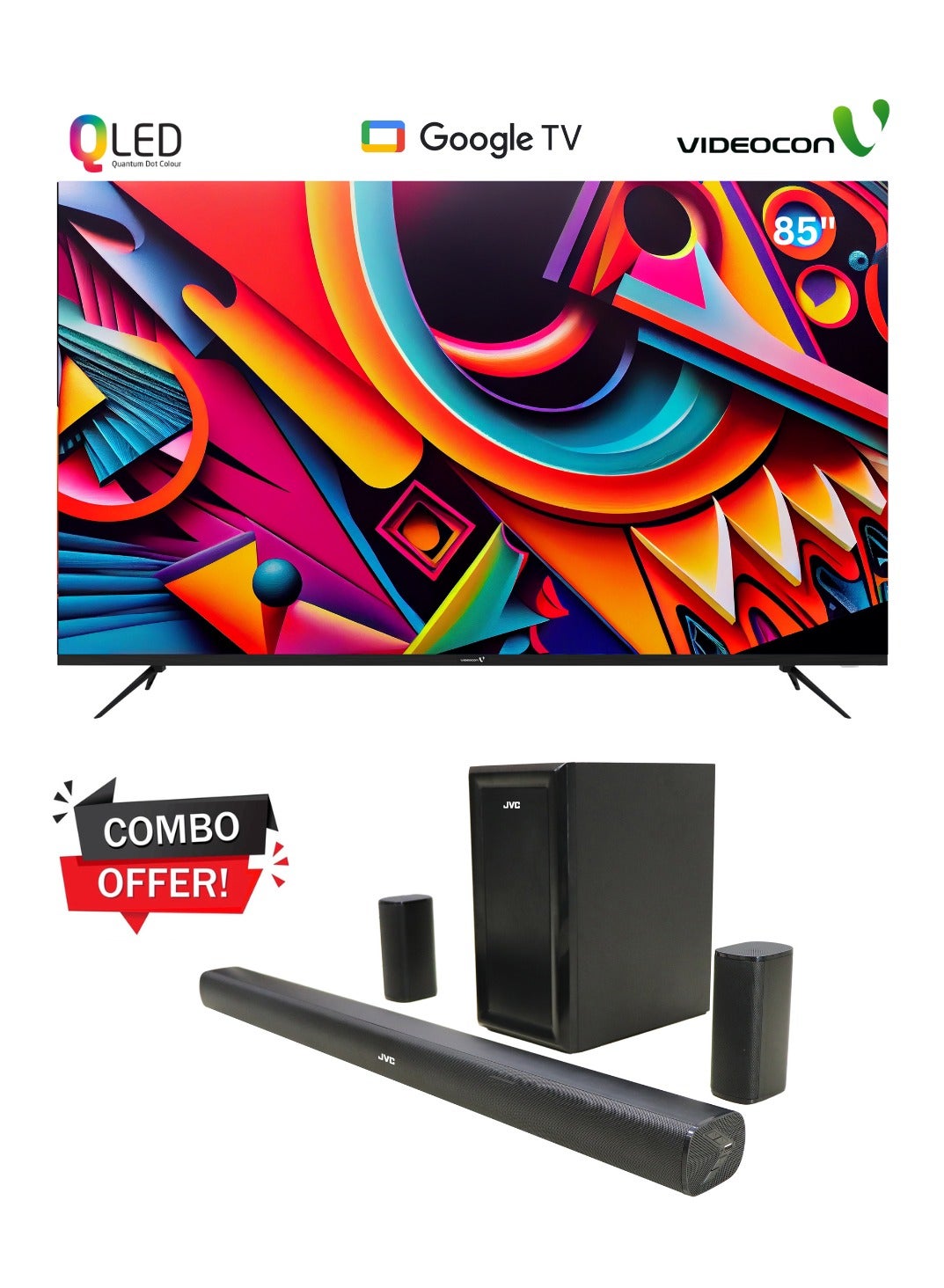 85 inch Edgeless QLED 4K UHD Official Google…