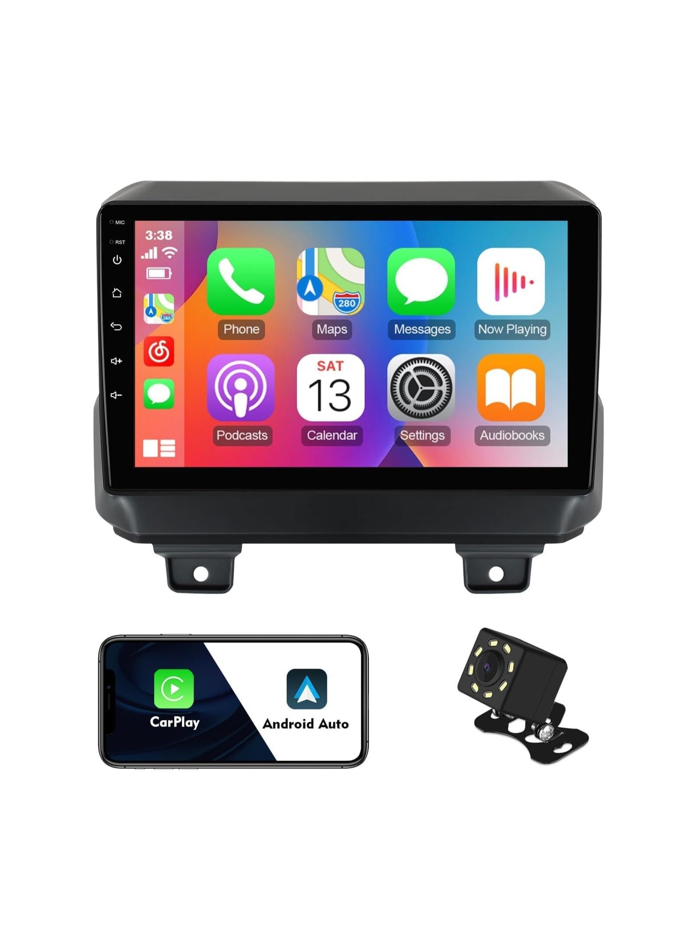 Android Car Stereo for Jeep Wrangler JL Gladiator…