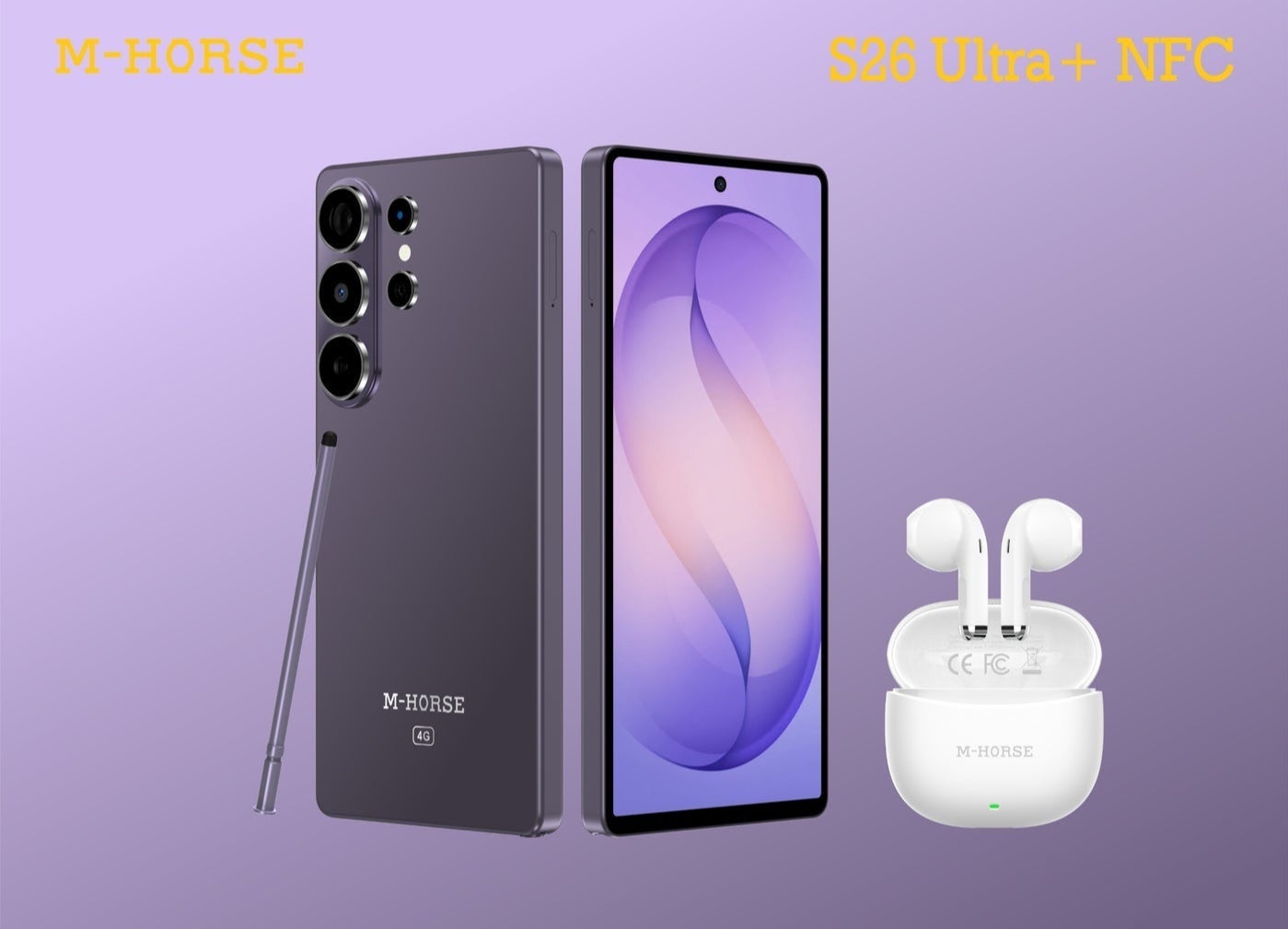 M-HORSE S26 Ultra+ NFC 12GB RAM, 128GB ROM,…