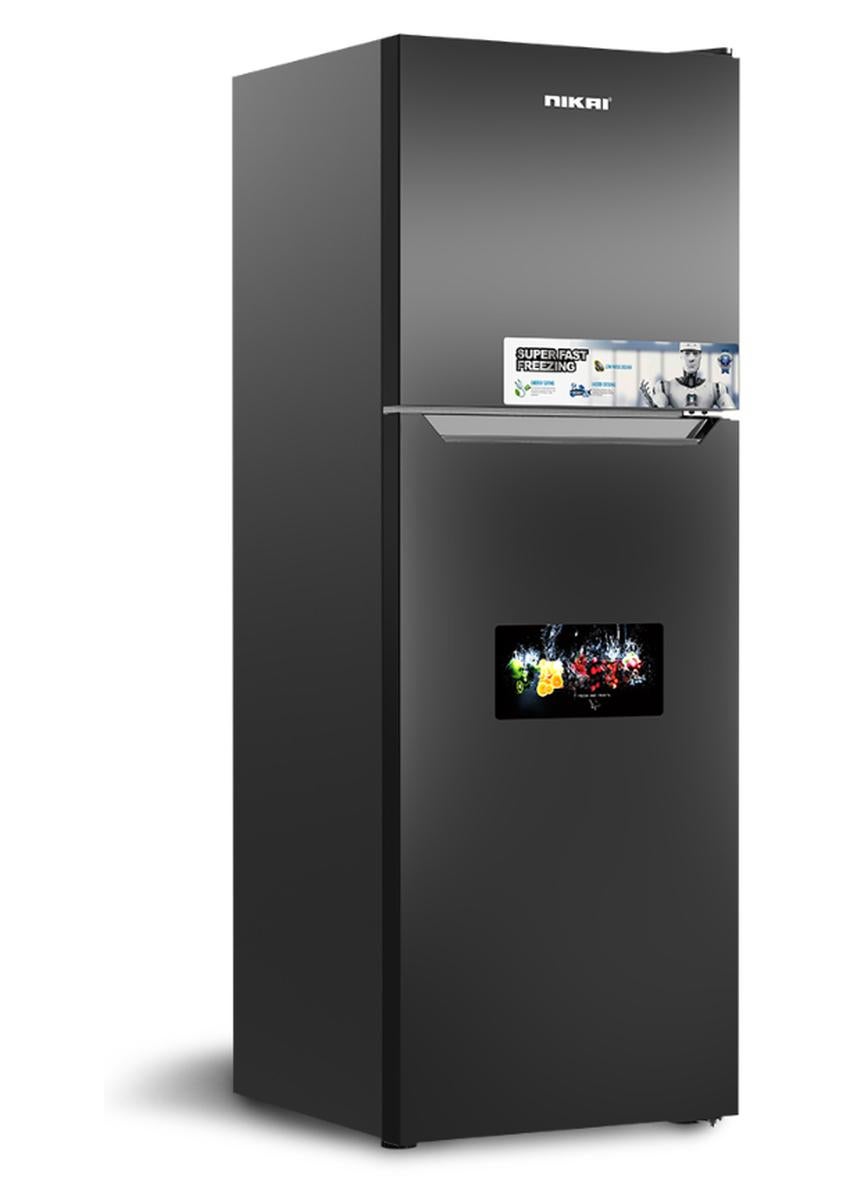 Compare 410L Gross 270L Net Fridge, NoFrost Double Door Refrigerator with Vegetable Crisper & Adjustable Glass Shelves, Temperature Control, Lock and Key, CFC Free, Silent Operation, Energy Saving R600A, Best for Home, Office & Hotels NRF at KSA Price