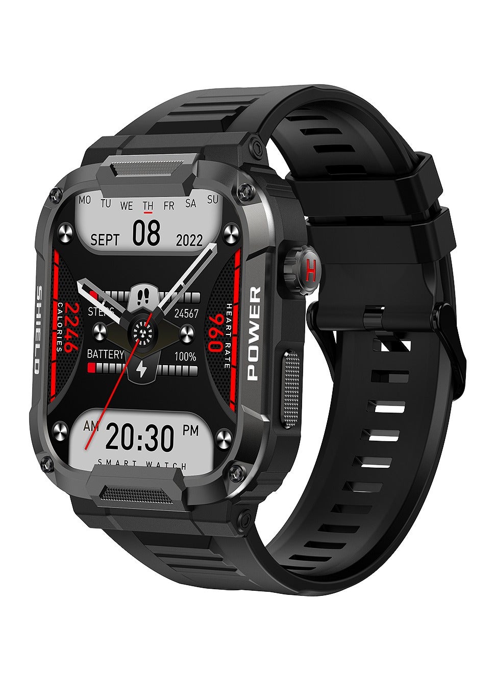 MK66 Military Smartwatch with Bluetooth Call, Waterproof…