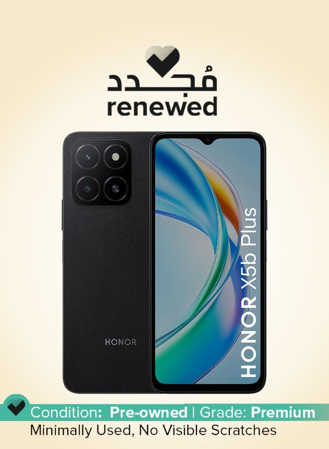 Renewed - X5b Plus Dual SIM Midnight Black…