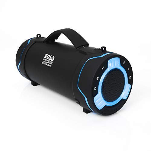 Compare BOSS Audio Systems Tube Portable Weatherproof Bluetooth Stereo Speaker 3Inch Full Range Tweeters 8 Hours of Play Time Sold Individually at KSA Price