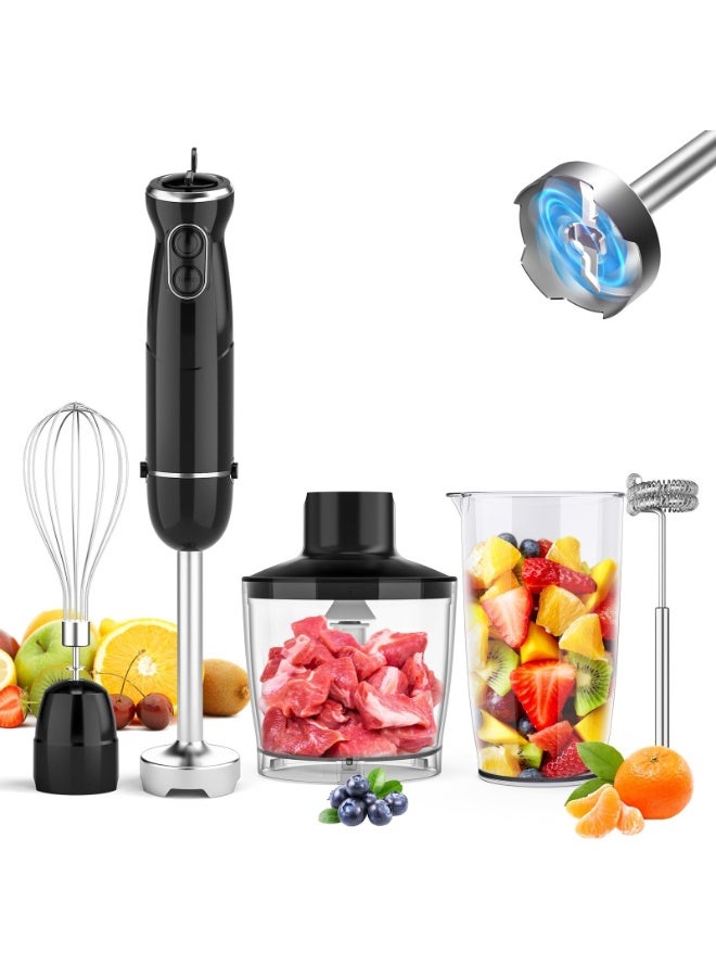 Electric Hand Blender 1000W, 5 in 1 Hand…