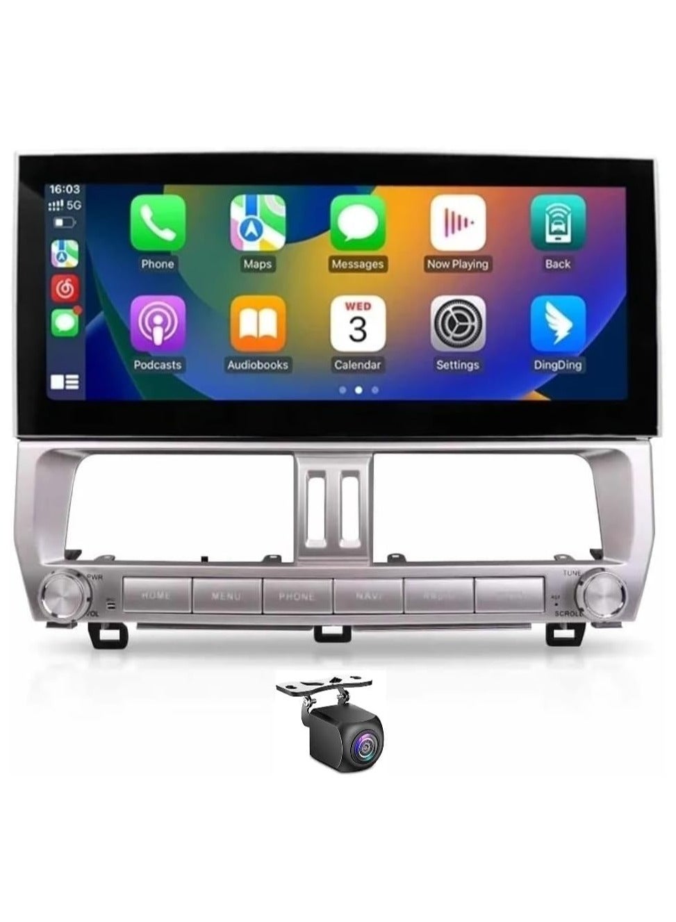 Compare Android Car Stereo for Toyota Prado 20142017 8GB RAM 128GB ROM With 360 Camera, SIM Card, Carplay, MLink WiFi BT, Radio GPS, 12.3 Inch IPS.QLED Touch Screen with AHD Camera Included at KSA Price